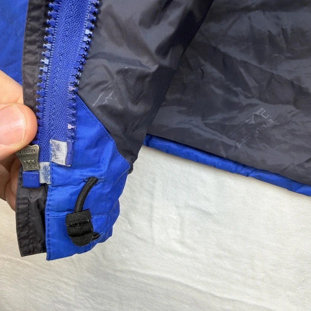Patagonia‎ Kids Rain Jacket Blue Hooded Waterproof Vintage Size L 12